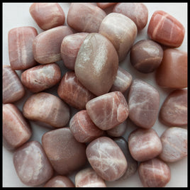 Moonstone, Peach, Tumbled Stone, 1 lb lot