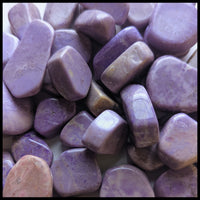 Purple Jade, Tumbled Stone, 1 lb lot