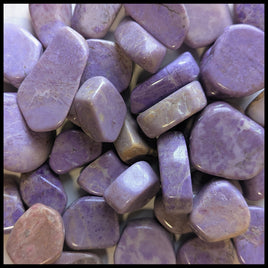Purple Jade, Tumbled Stone, 1 lb lot