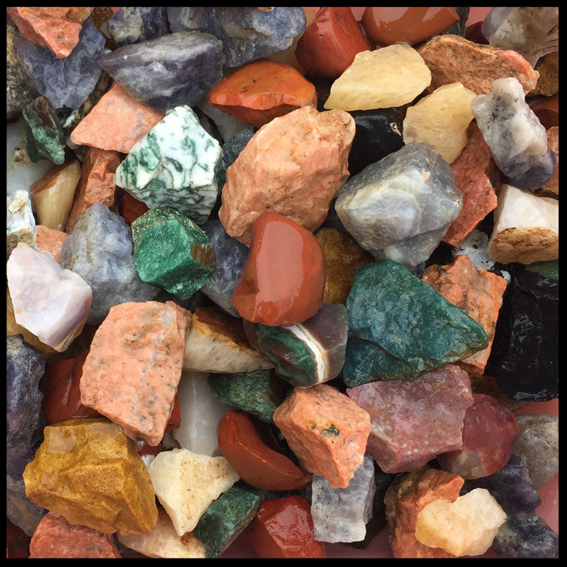 Tumbling Mix, Natural, per lb| The Gem Shop, Inc.