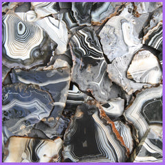 Tuxedo Agate Slabs 1/2 lb lot