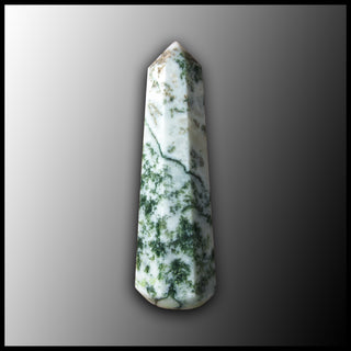 Green Tree Agate Small Massage Wand