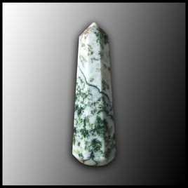Green Tree Agate Small Massage Wand